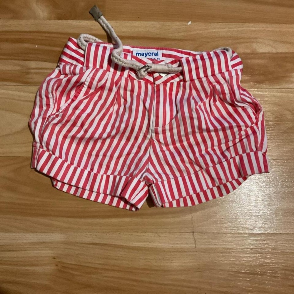 Mayoral nautical stripe shorts